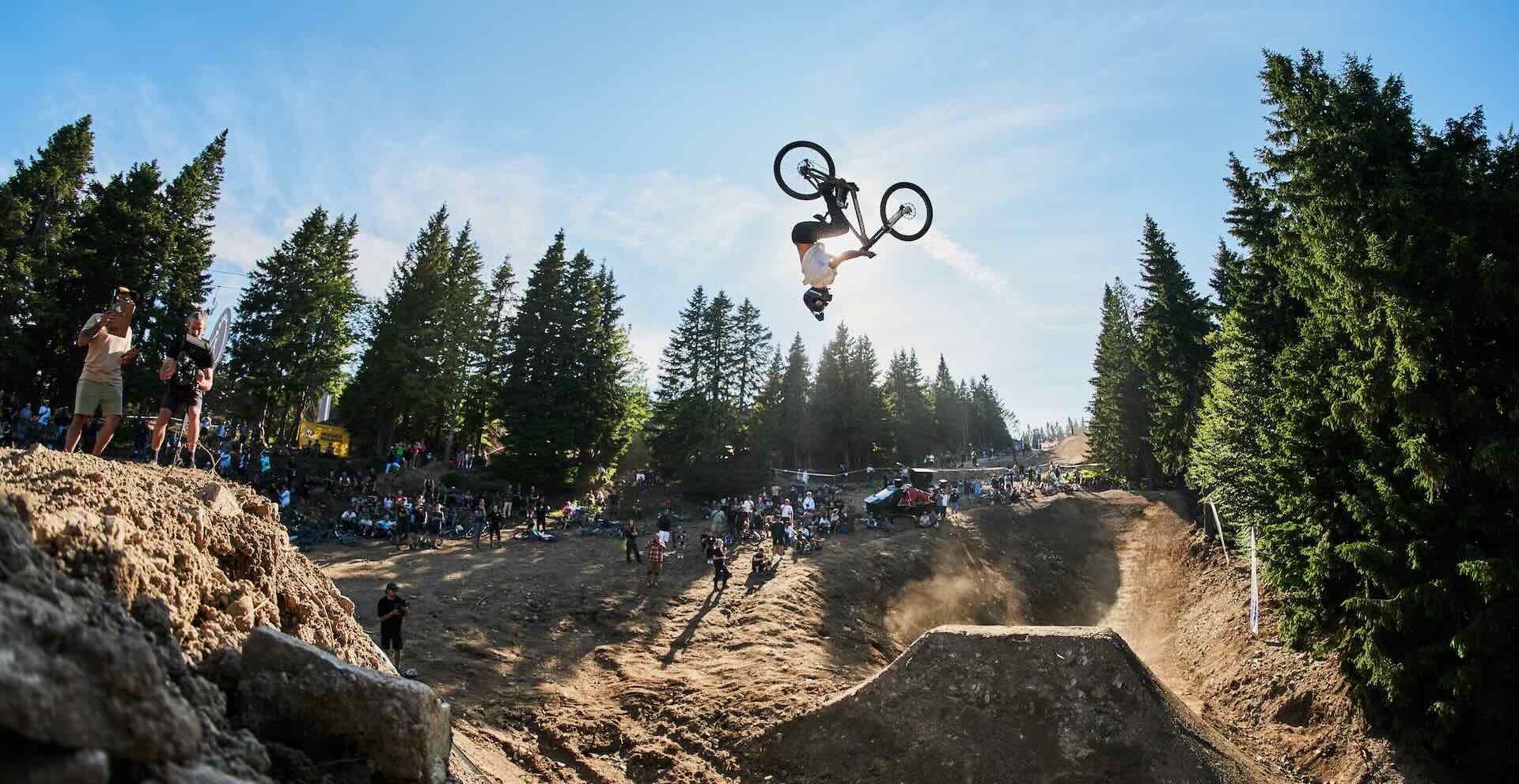 Talus Turk flatspinning the Whip-Off Jump